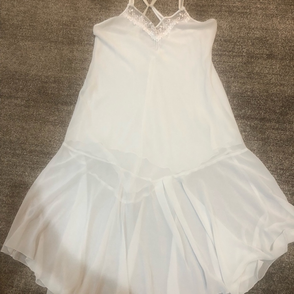 Silk night gown
